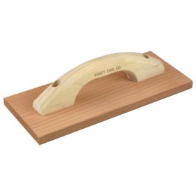 Kraft 12" x 5" Redwood Hand Float with Wood Handle