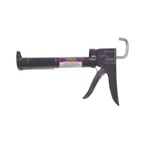 Side viewof Get the job done right with the Newborn 188 Ratchet Rod Caulking Gun. This high-quality sealant and adhesive dispenser is designed for professional use and boasts the latest innovations for exceptional comfort and performance.