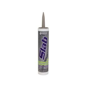 Sashco 10.5-oz Gray Sanded Paintable Latex Caulk for serious concrete crack repairs