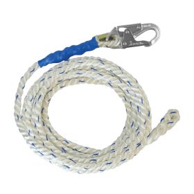 FallTech 8150 Premium Polyester Blend Vertical Lifeline with Back-spliced End