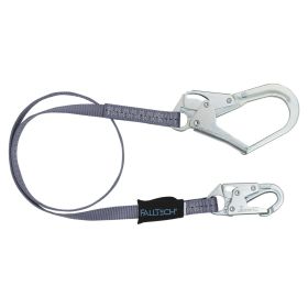 FallTech 82043 4' Web Restraint Lanyard with Fixed-length with Steel Connectors