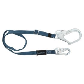 FallTech 82093 4' - 6' Adjustable Length Restraint Lanyard with Steel Connectors