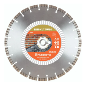 Husqvarna BHT3 20" Elite-Cut Turbo Hard Concrete / Brick Diamond Blade