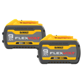 DeWalt 20V/60V MAX* FLEXVOLT 9Ah Battery (2 PK)