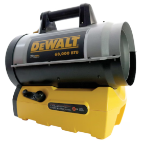 DeWalt 20V 70,000 BTU Cordless Forced Air Propane Heater