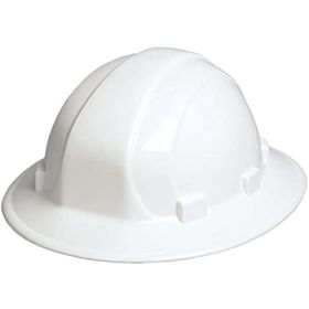 ERB omega II Full Brim Hard Hat with 6-Point Ratchet Suspension