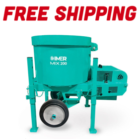 Imer Mix 200 FP Portable Vertical Shaft Paddle Mixer