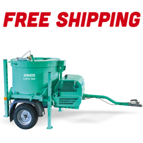Imer Mix 360 Mortarman Towable 9CF Output Vertical Shaft Mortar Mixer