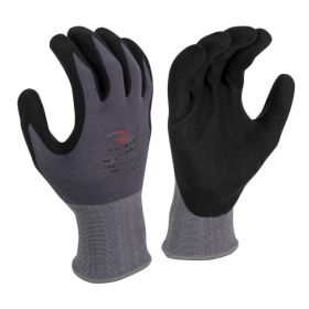 Radians RWG13 Nylon Shell Foam Nitrile Gripper Glove - 12 Pack