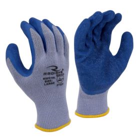 Radians RWG16 Crinkle Latex Palm Coated Glove - 12 Pack