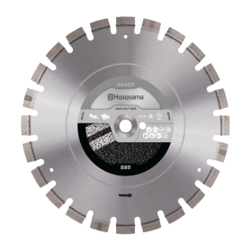 Husqvarna S-85 Asphalt Diamond Blade for cutting concrete, masonry, and abrasive materials