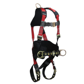 FallTech 7078B Tradesman Plus 3D Construction Belted Full Body Harness