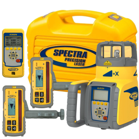 Spectra Precision GL612N Single Slope Laser with HL760 Detector, RC602 Remote & Charger
