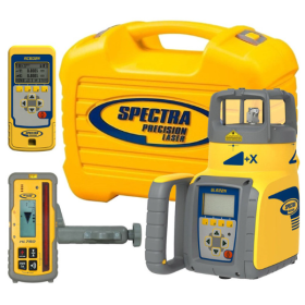 Spectra Precision GL622N Dual Slope Laser HL760 Detector, RC602N Remote & Charger