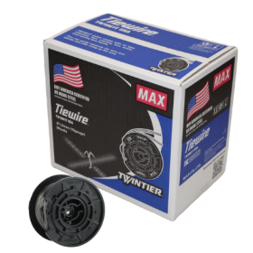 MAX 19 GA Electro Galvanized Tie Wire for RB441T Series - 30 rolls