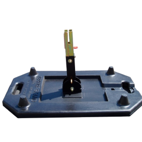 Zephyr Molded Rubber Traffic Sign Base with Latch Bracket