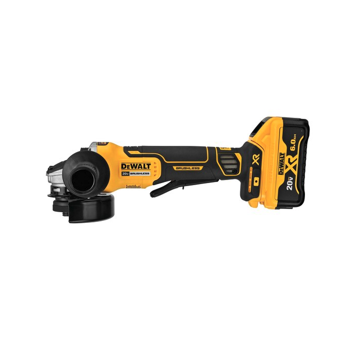 DEWALT DCG413R2 4.5 20V XR Paddle Switch Small Angle Grinder Kit with Kickback Brake