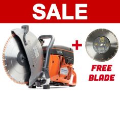 Husqvarna K-770 14-inch gas cutoff saw with free CMU Supply blade