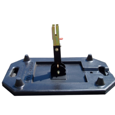 Zephyr Molded Rubber Traffic Sign Base with Latch Bracket