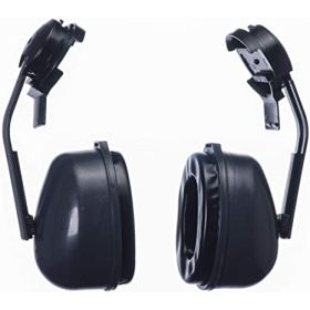 Image of the ERB 2800 Sound Shield Ear Muff Attachment for Hardhats, providing low profile and ANSI compliant hearing protection