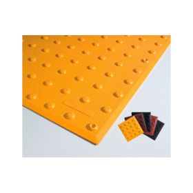 Surface Applied Detectable Warning System with a bright yellow color throughout the panel. Available in 5 colors


