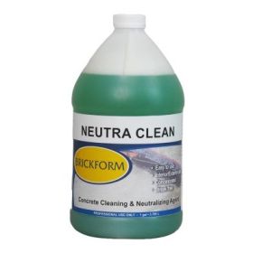 Brickform Neutra Clean Concrete Neutralizer & Cleaner - Case of 4 (1 Gallon bottles)