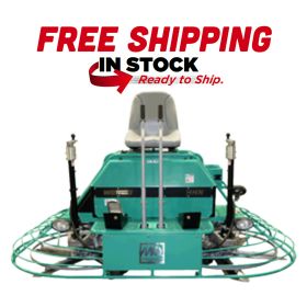 The Whiteman HHNG5 48" Riding Trowel in stock with free shipping at CMU Supply
